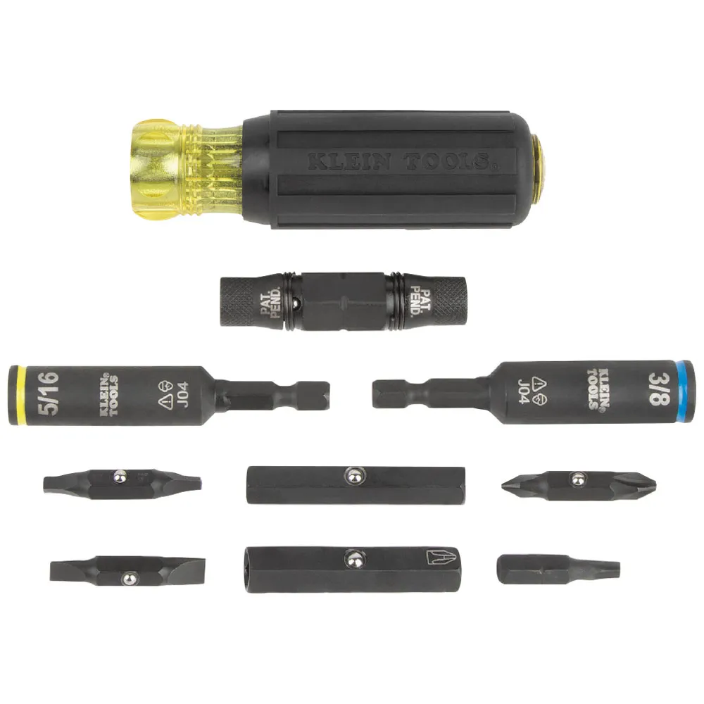 Juego de desarmadores multipunta/desarmadores de caja resistentes al impacto KNECT™, 46 piezas
